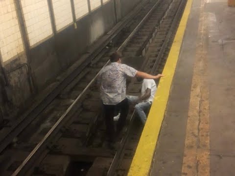 Cornell student rescues man from NYC subway tracks seconds before train arrives