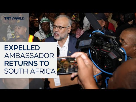 Expelled South African ambassador Ebrahim Rasool to US returns to Cape Town