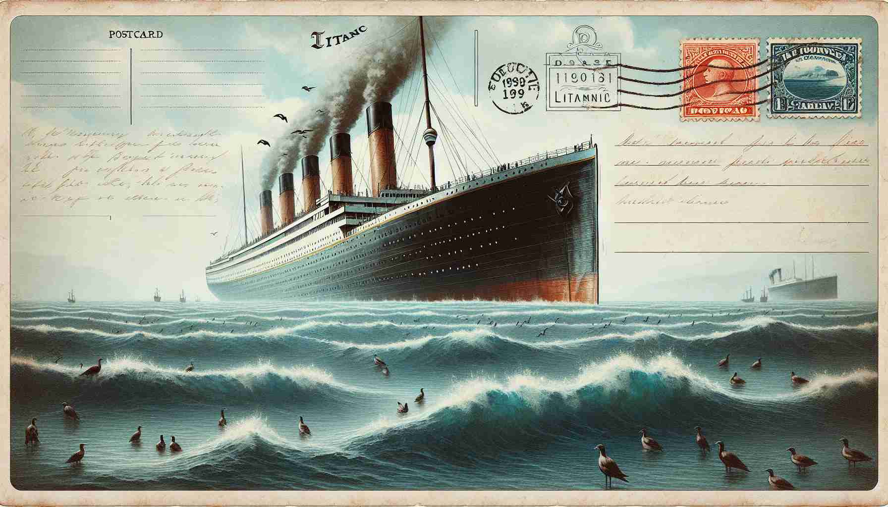 Discover a **Rare** Titanic Postcard That Will Take You Back in Time!