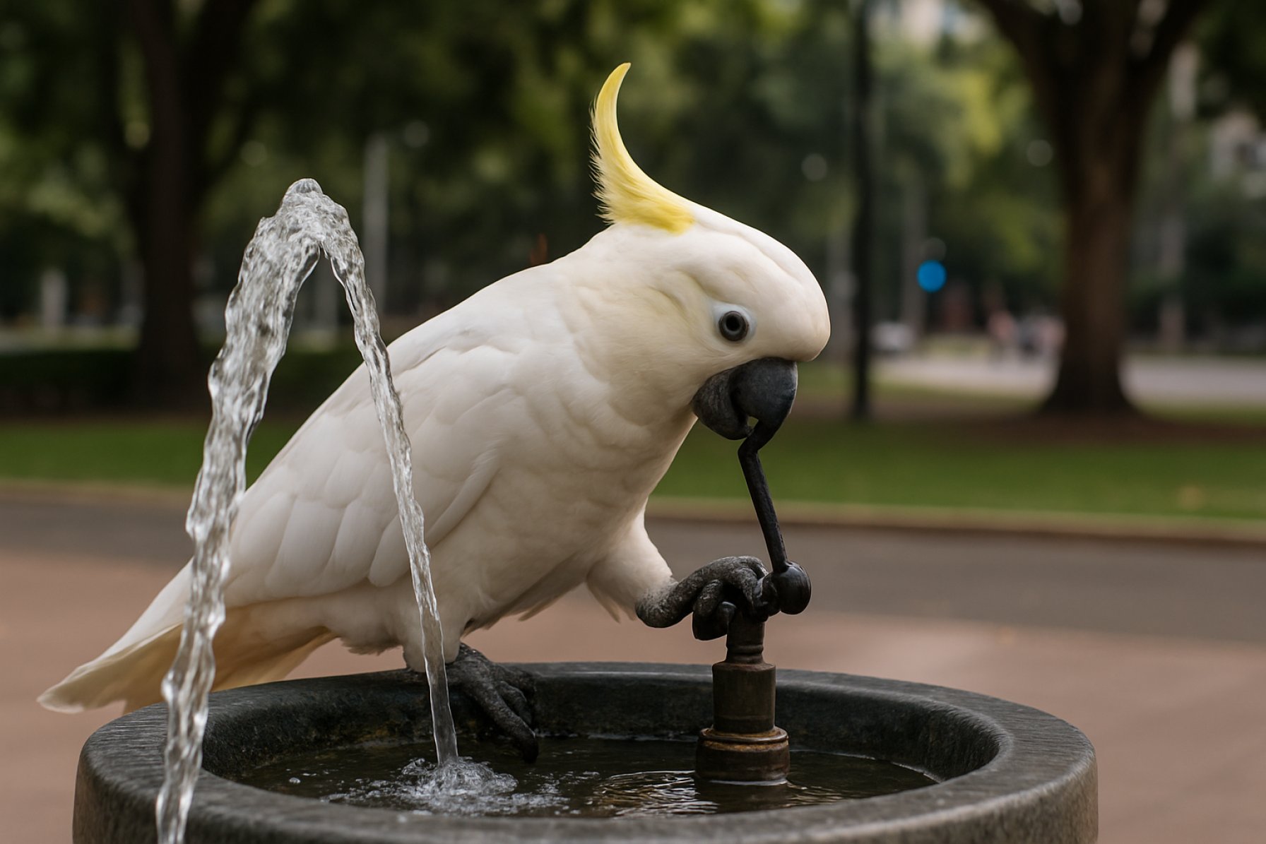 Sydney's ‘Hacker’ Cockatoos Learn to Operate Public Fountains—Researchers Stunned by City Birds’ Clever Tricks